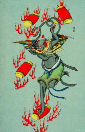 神话里的雷公究竟是谁真的是雷震子吗又是如何打雷的呢