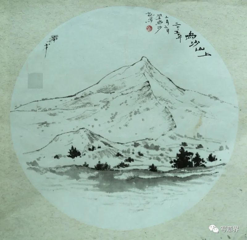 田卫戈|素墨淡彩：田卫戈纸本绘画作品