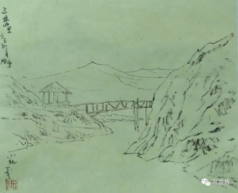 田卫戈|素墨淡彩：田卫戈纸本绘画作品