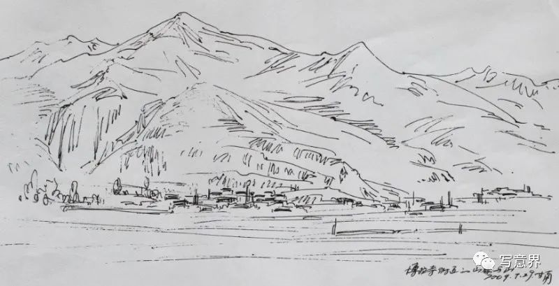 田卫戈|素墨淡彩：田卫戈纸本绘画作品