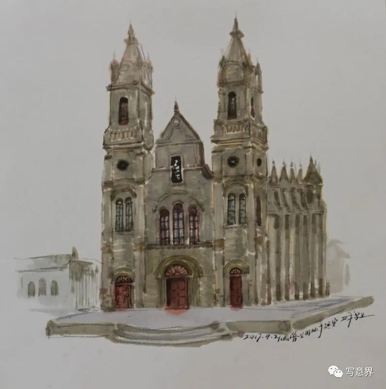 田卫戈|素墨淡彩：田卫戈纸本绘画作品