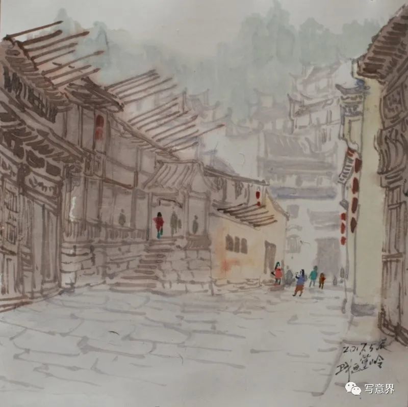 田卫戈|素墨淡彩：田卫戈纸本绘画作品