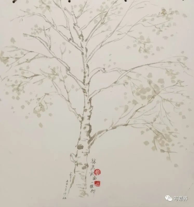 田卫戈|素墨淡彩：田卫戈纸本绘画作品