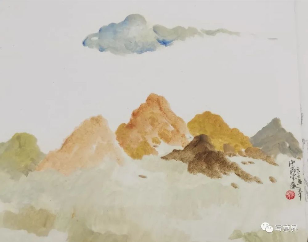 田卫戈|素墨淡彩：田卫戈纸本绘画作品