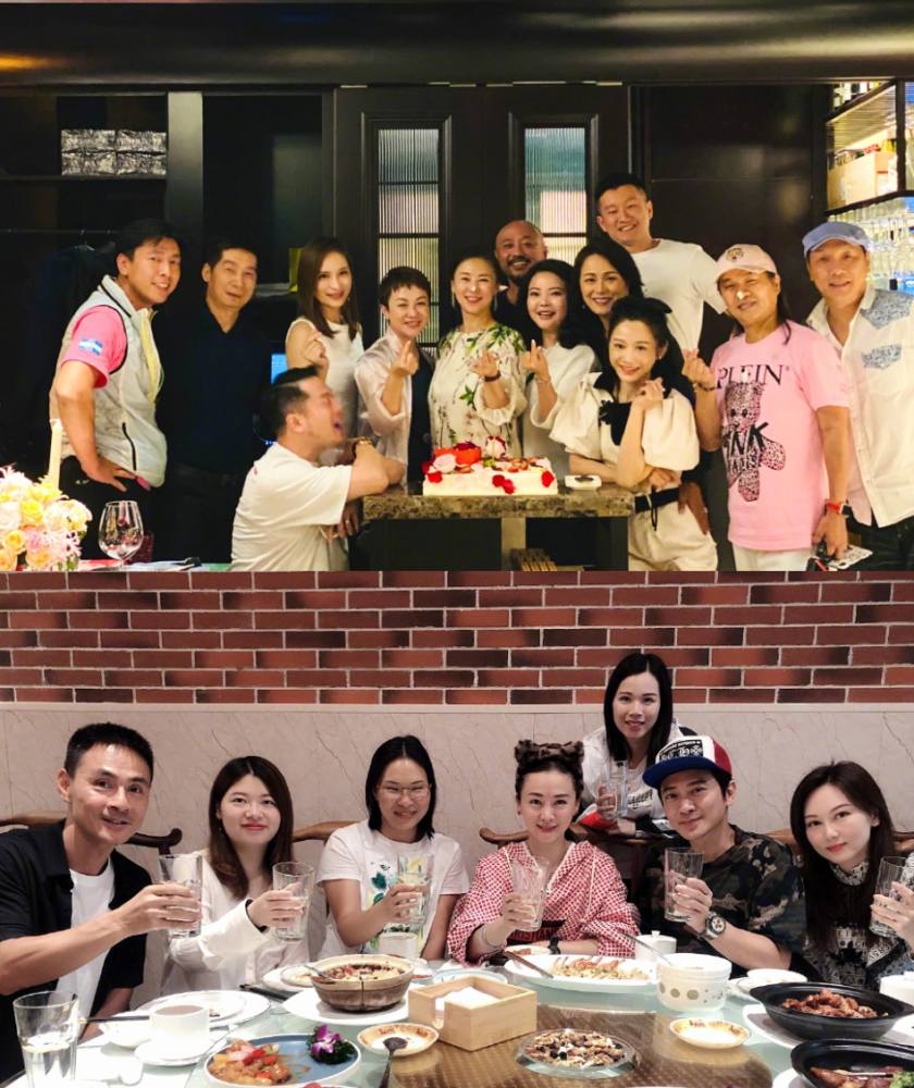 翁虹|翁虹52岁生日大秀不老颜值，老公惊喜送99朵玫瑰好甜蜜