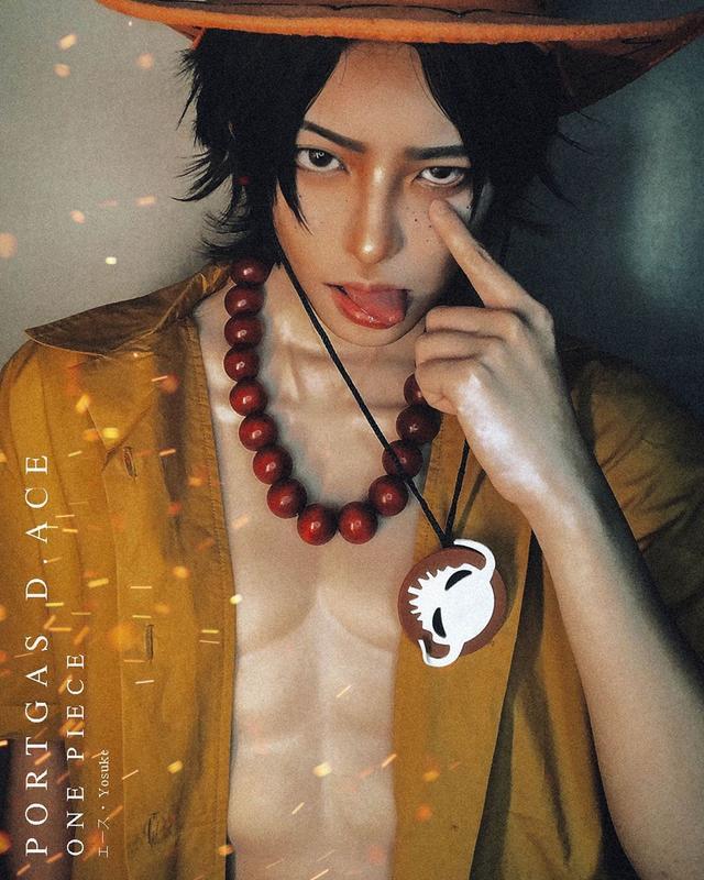 海贼王最帅的艾斯coser出现静照撕漫男花痴版山治完美扮演