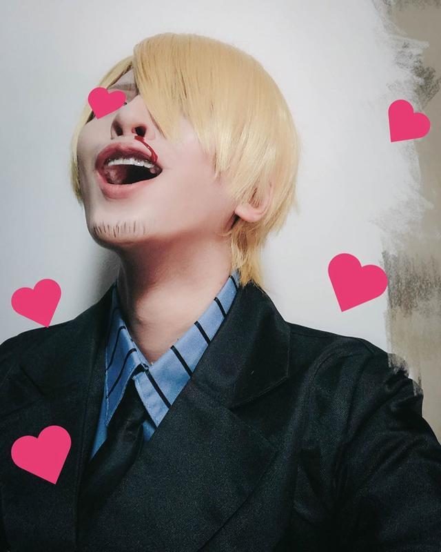 海贼王最帅的艾斯coser出现静照撕漫男花痴版山治完美扮演