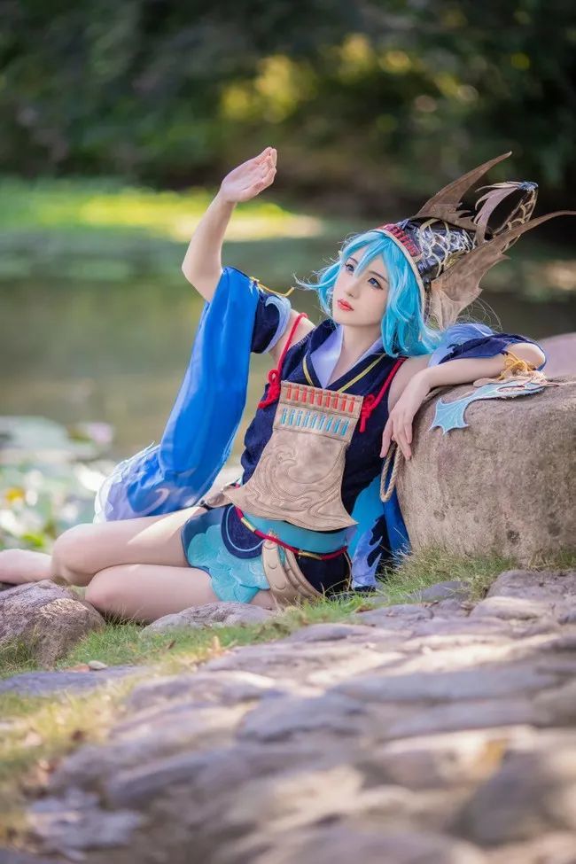 阴阳师 聆海金鱼姬cos正片_腾讯新闻