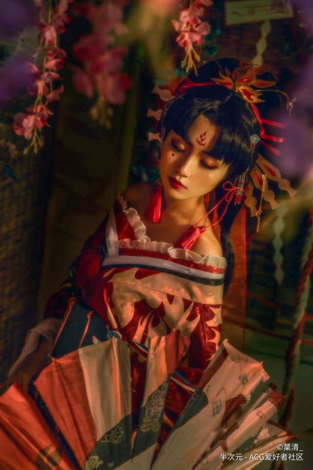 阴阳师不知火蝶步韶华cos