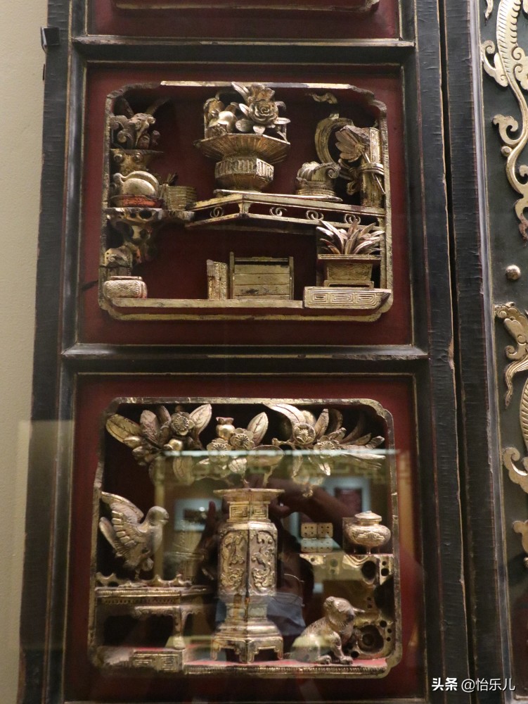 漆画|最气派的生日礼物：清乾隆描金漆画《郭子仪庆寿》寿屏