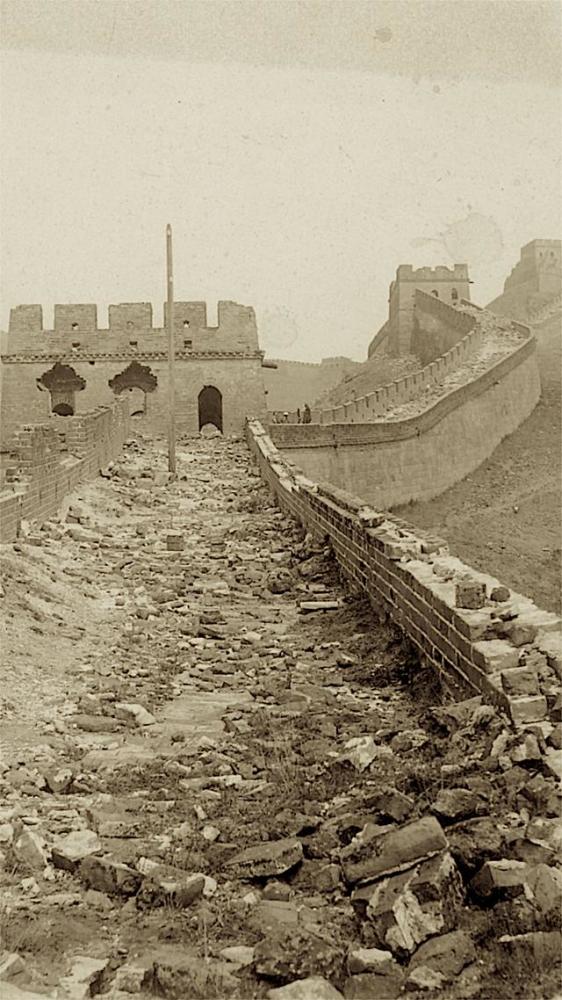 西便门|北京老照片1916年，京城城墙的东南角楼，西便门外百姓生活！