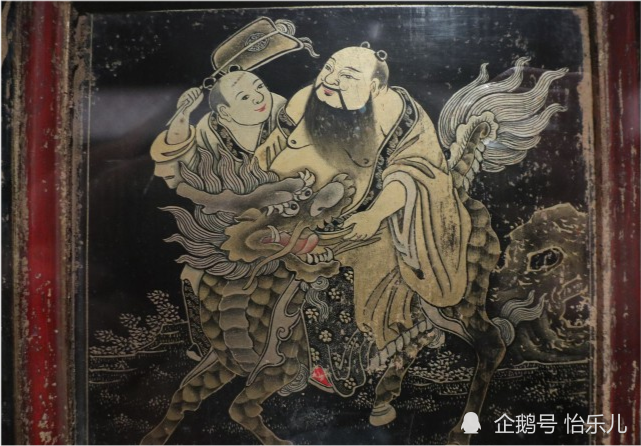 漆画|最气派的生日礼物：清乾隆描金漆画《郭子仪庆寿》寿屏