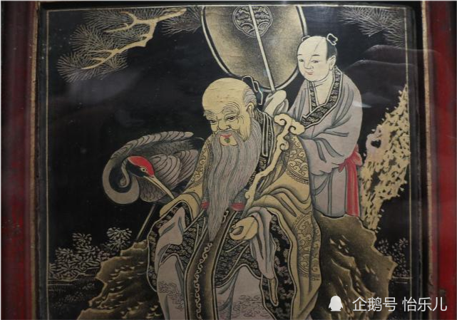 漆画|最气派的生日礼物：清乾隆描金漆画《郭子仪庆寿》寿屏