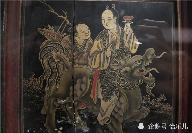 漆画|最气派的生日礼物：清乾隆描金漆画《郭子仪庆寿》寿屏