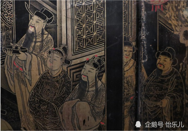 漆画|最气派的生日礼物：清乾隆描金漆画《郭子仪庆寿》寿屏