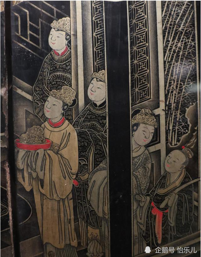 漆画|最气派的生日礼物：清乾隆描金漆画《郭子仪庆寿》寿屏