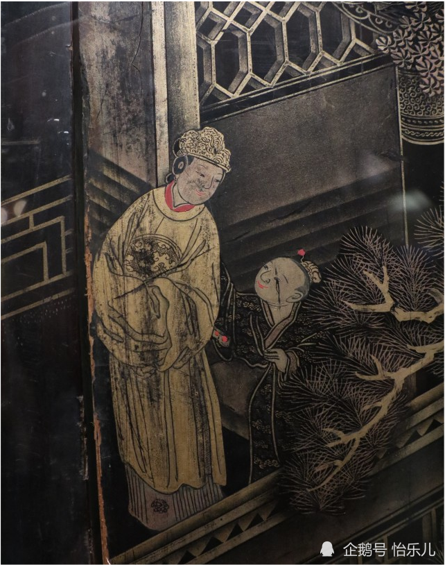 漆画|最气派的生日礼物：清乾隆描金漆画《郭子仪庆寿》寿屏