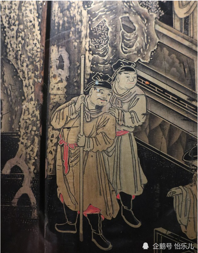 漆画|最气派的生日礼物：清乾隆描金漆画《郭子仪庆寿》寿屏