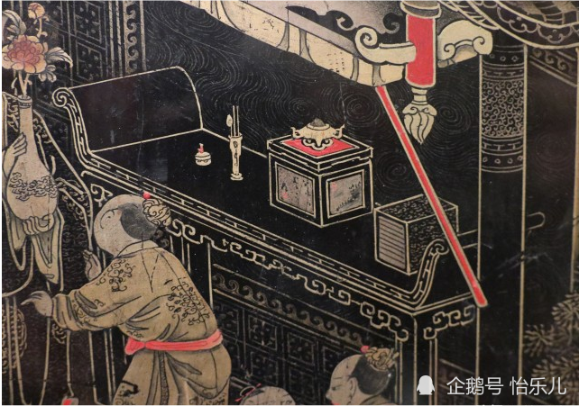 漆画|最气派的生日礼物：清乾隆描金漆画《郭子仪庆寿》寿屏