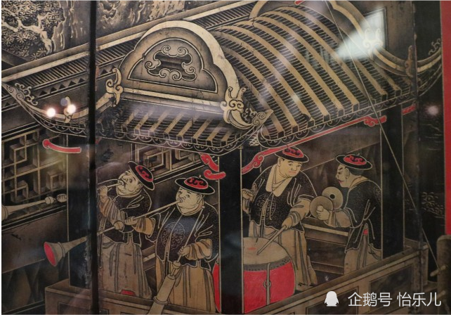 漆画|最气派的生日礼物：清乾隆描金漆画《郭子仪庆寿》寿屏