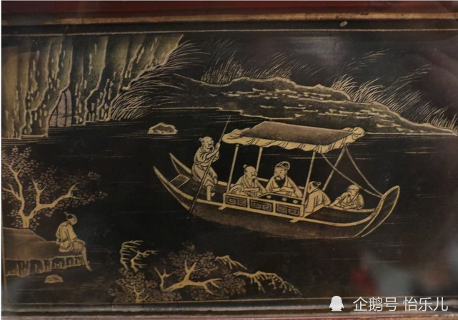 漆画|最气派的生日礼物：清乾隆描金漆画《郭子仪庆寿》寿屏