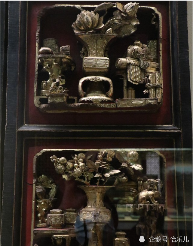 漆画|最气派的生日礼物：清乾隆描金漆画《郭子仪庆寿》寿屏