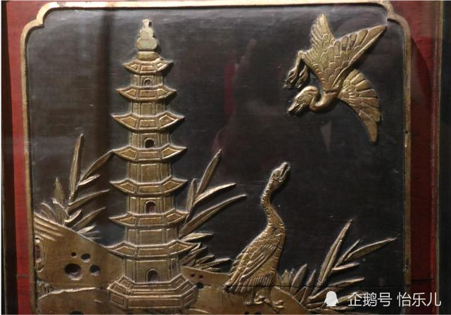 漆画|最气派的生日礼物：清乾隆描金漆画《郭子仪庆寿》寿屏