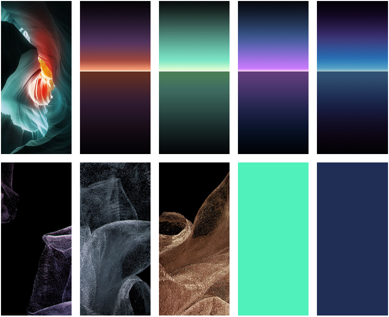 日系手机颜值课代表-索尼xperia 10 ii内置壁纸分享