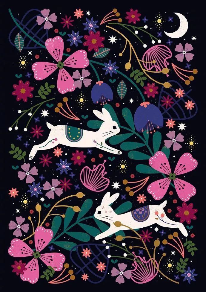 插画师|平铺图案设计素材