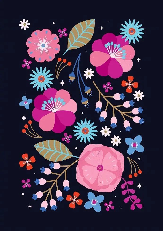 插画师|平铺图案设计素材