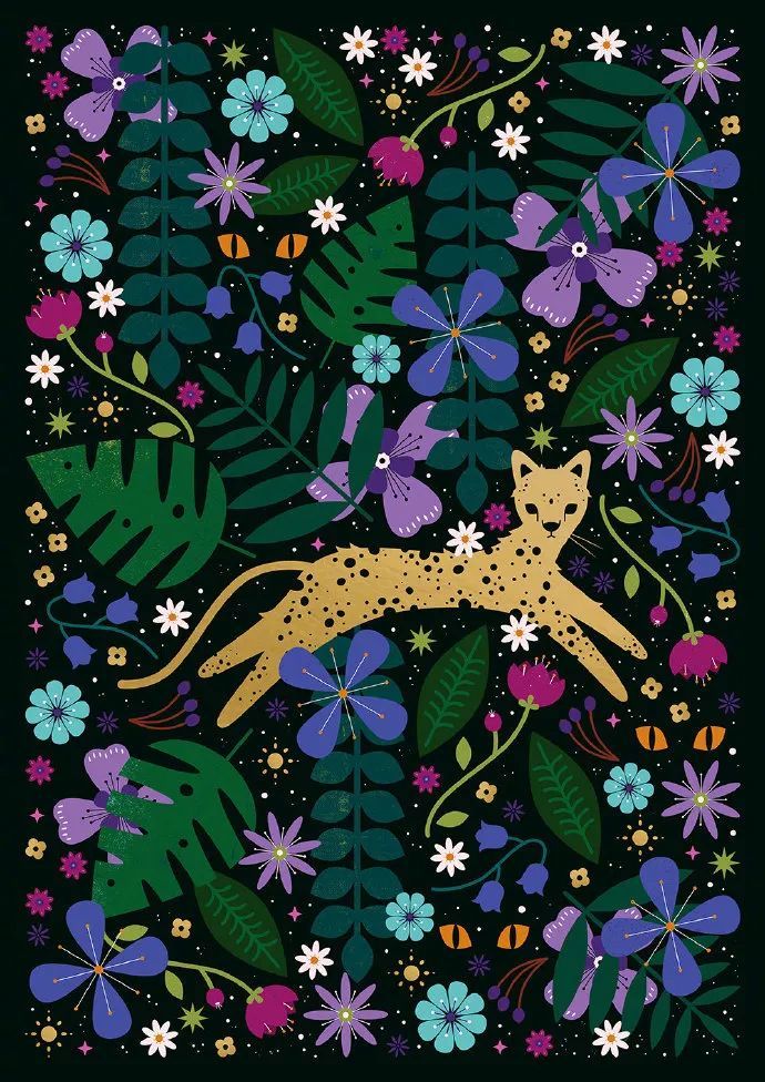 插画师|平铺图案设计素材