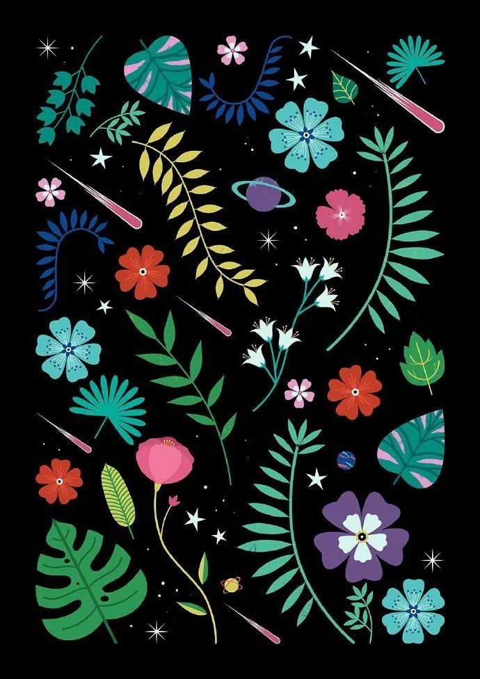 插画师|平铺图案设计素材