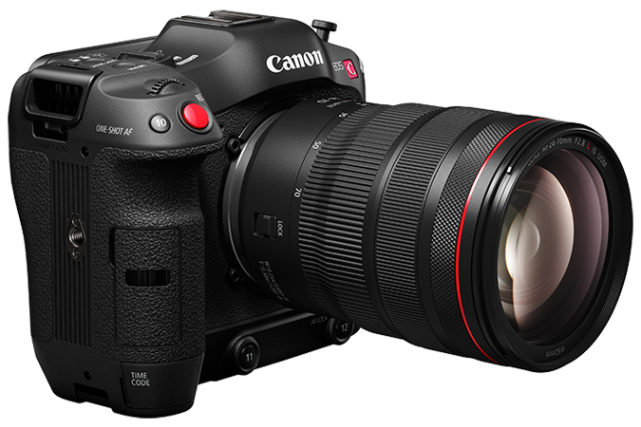 佳能正式发布rf卡口电影机eos c70