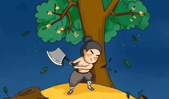 中秋传说故事:吴刚折桂