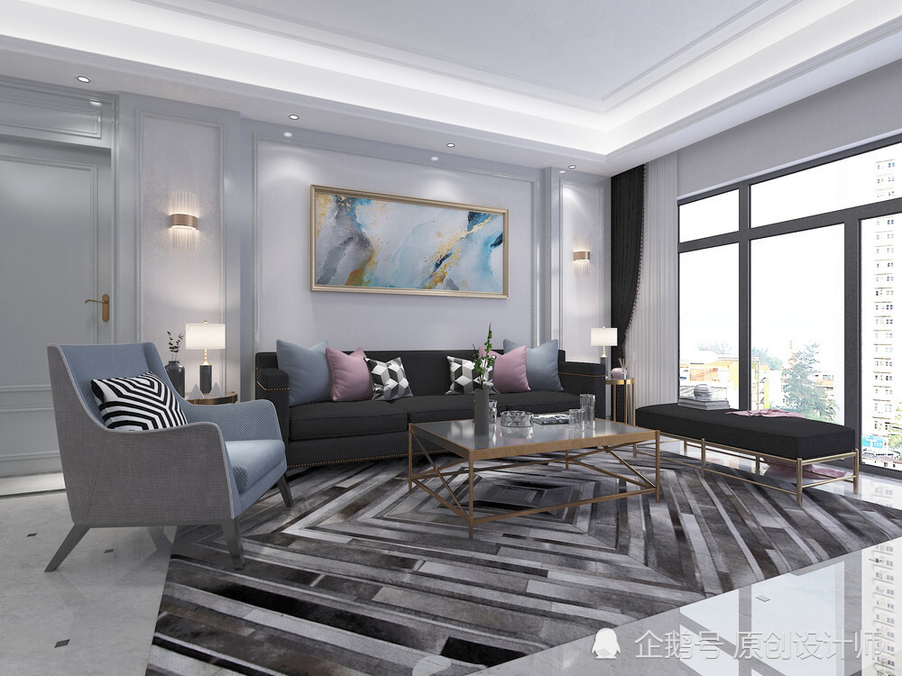 新房|夫妻北京上班，帮父母老家买300平新房，装美式轻奢精致耐看又大气