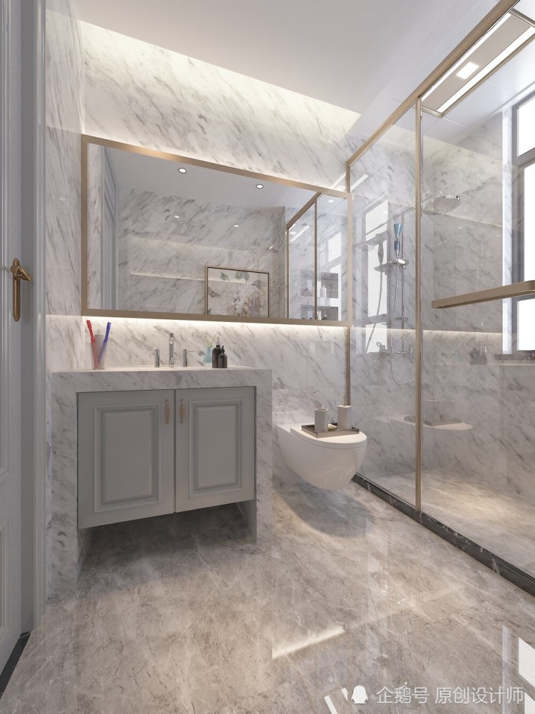 新房|夫妻北京上班，帮父母老家买300平新房，装美式轻奢精致耐看又大气