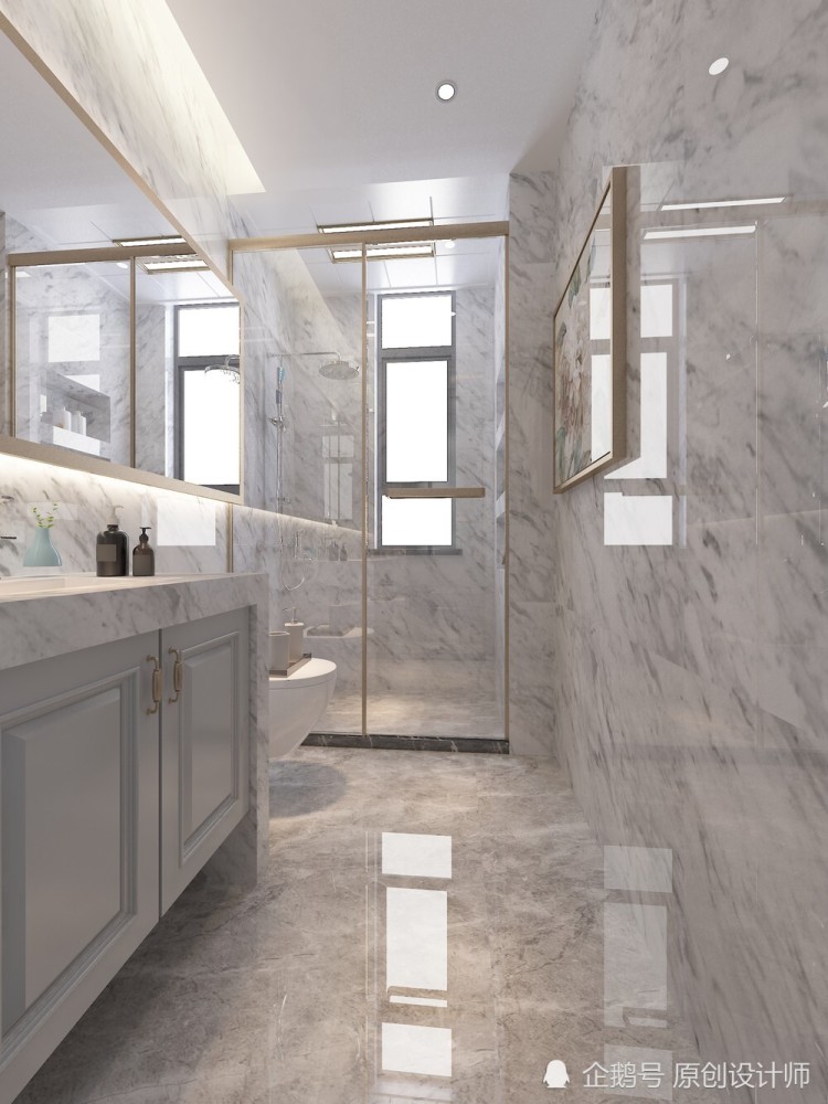 新房|夫妻北京上班，帮父母老家买300平新房，装美式轻奢精致耐看又大气