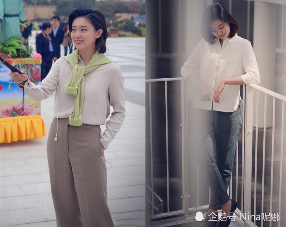 央视外景主持人李七月不上班好惊艳穿吊带裙腰细腿长标准女团身材