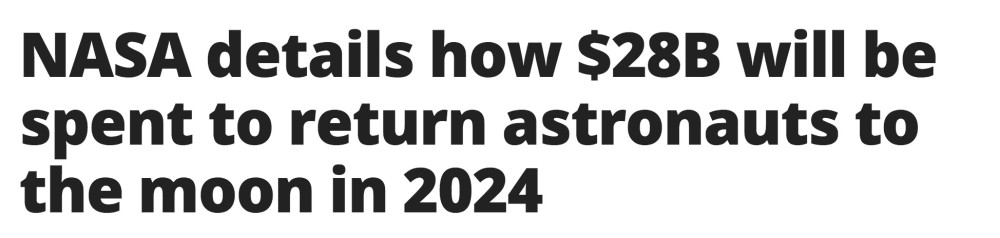 月球|2024年嫦娥将成美国人？280亿美元重返月球计划曝光，真能成功？