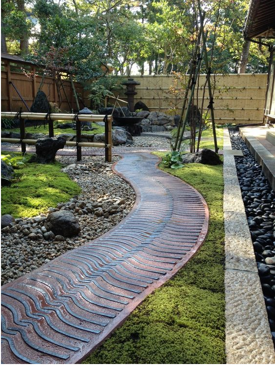 家有旧瓦片别丢掉,设计出多种图案铺于院子中,跟中式风更配哦