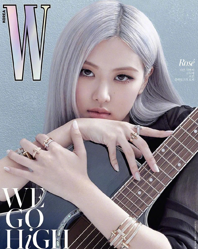 rosie个人海报公开,高冷澳洲蓝玫瑰,yg造型师能对发型上心吗?