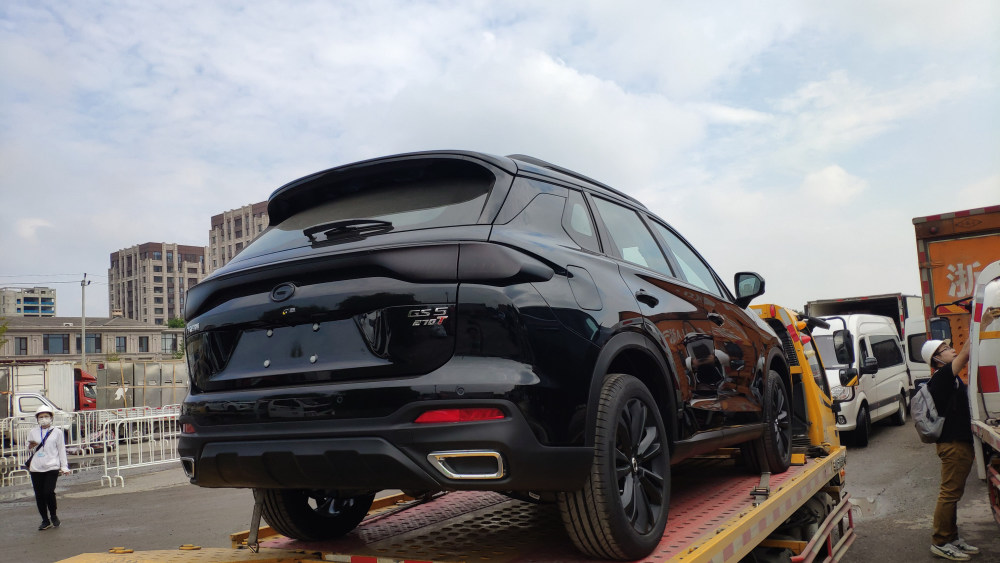 车展|2020年北京车展探馆：传祺GS5黑5士版实车