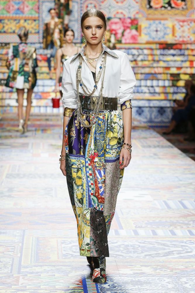 dolcegabbana杜嘉班纳发布2021春夏女装系列时装秀