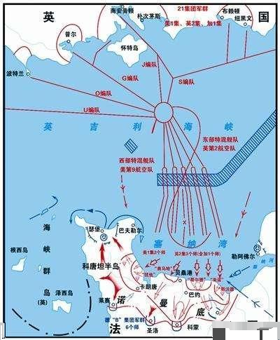 诺曼底海滩地图图片