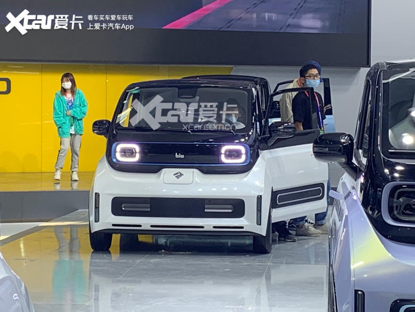 e300小biu汽车|北京车展：新宝骏E300小Biu汽车抢先看