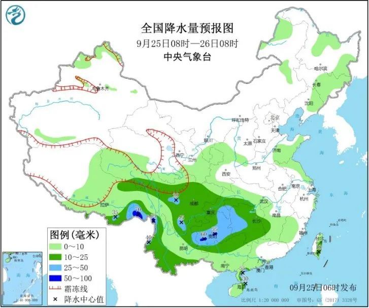 降温|周末南方降雨“接力”，北方冷空气影响降雨降温！