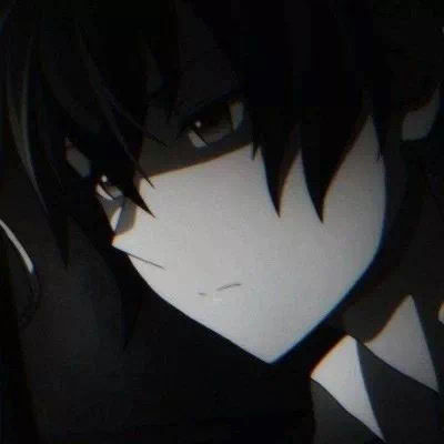 动漫头像黑暗男生头像自己放弃自己的时候才是真的可怕