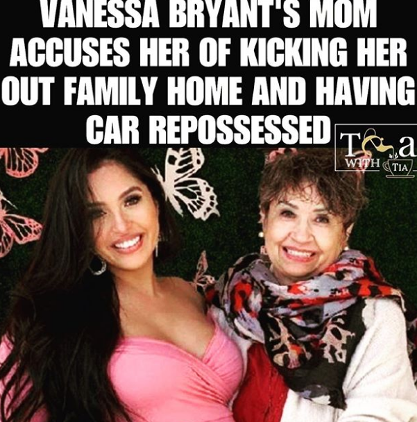 索非亚·莱恩|科比岳母哭诉被扫地出门，瓦妮莎却宣布断绝母女关系，怒斥母亲消费科比