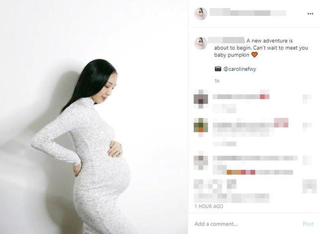 霍英东|霍英东二房孙女晒孕肚宣布喜讯，曾挺巨肚和霍启刚一起送霍老太出殡