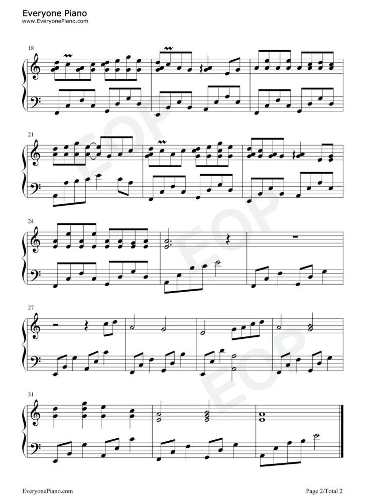 超好听的古风新歌《莫问归期》钢琴版,附谱